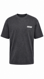 Men’s Dark Grey Textured Oversized T-Shirt | Casual Streetwear