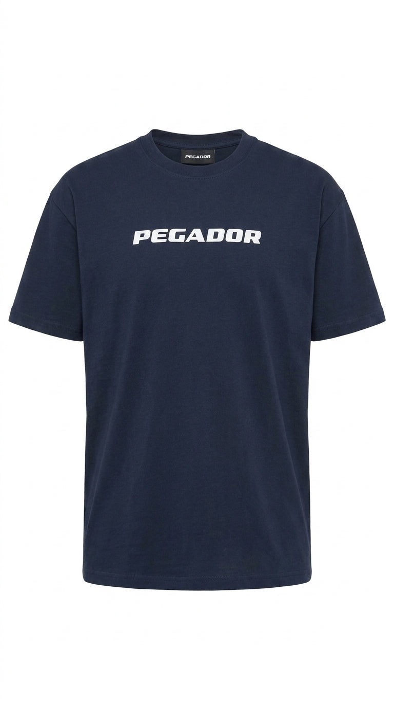 Men’s Navy Blue PEGADOR Printed T-Shirt