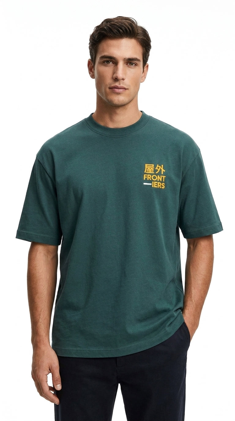 Men’s Premium Cotton T-Shirt – Oversized Casual Crew Neck Tee