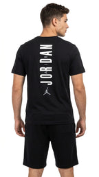 Men’s Black Graphic T-Shirt & Shorts Set | Casual Sportswear