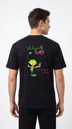 Men’s Black Minimal PEGADOR Oversized T-Shirt