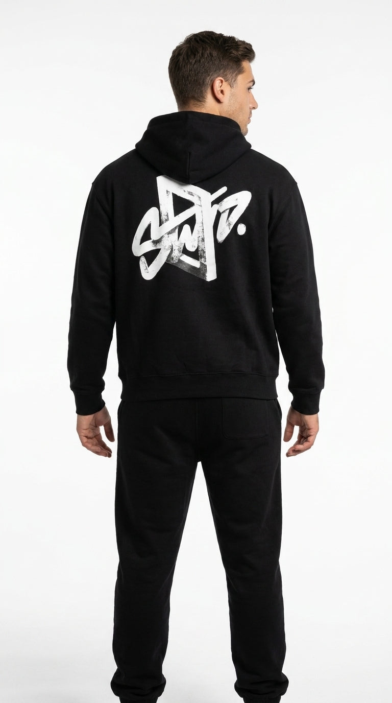 STWD Signature Black Tracksuit – Premium Edition