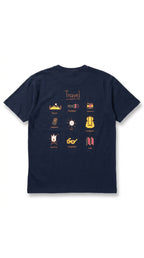 Men’s Navy Blue PEGADOR Printed T-Shirt