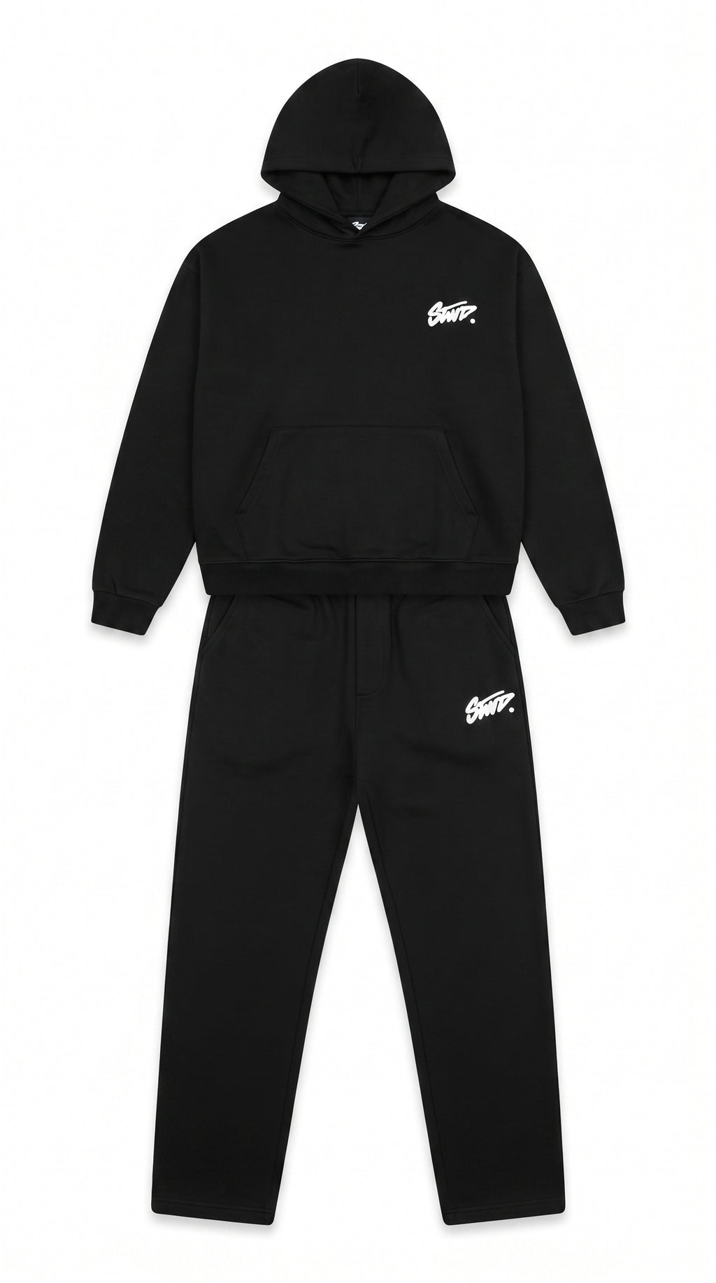 STWD Signature Black Tracksuit – Premium Edition