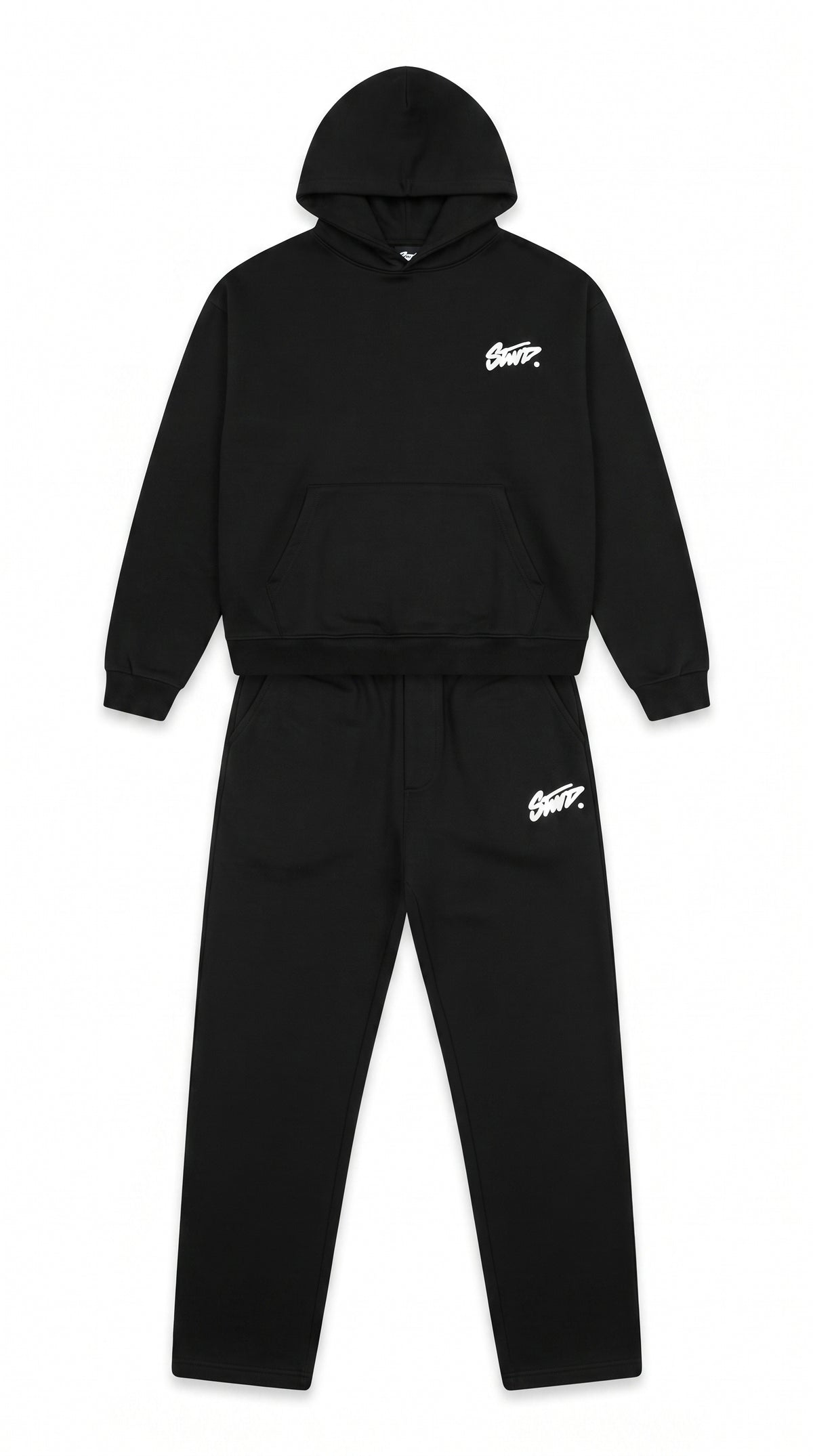 STWD Signature Black Tracksuit – Premium Edition