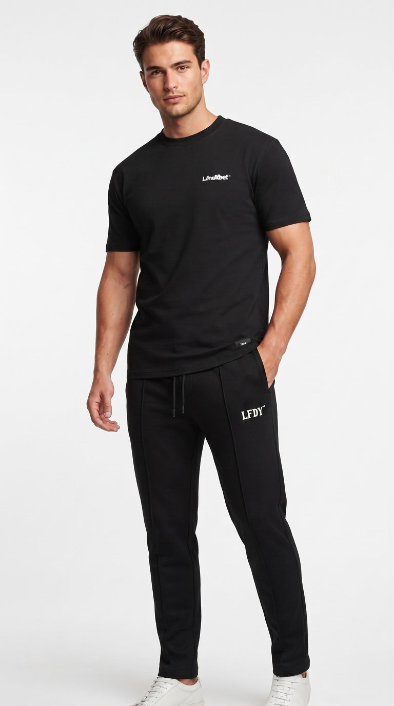 LFDY Premium Tracksuit – Black | Leftover Stock