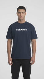 Men’s Navy Blue PEGADOR Printed T-Shirt